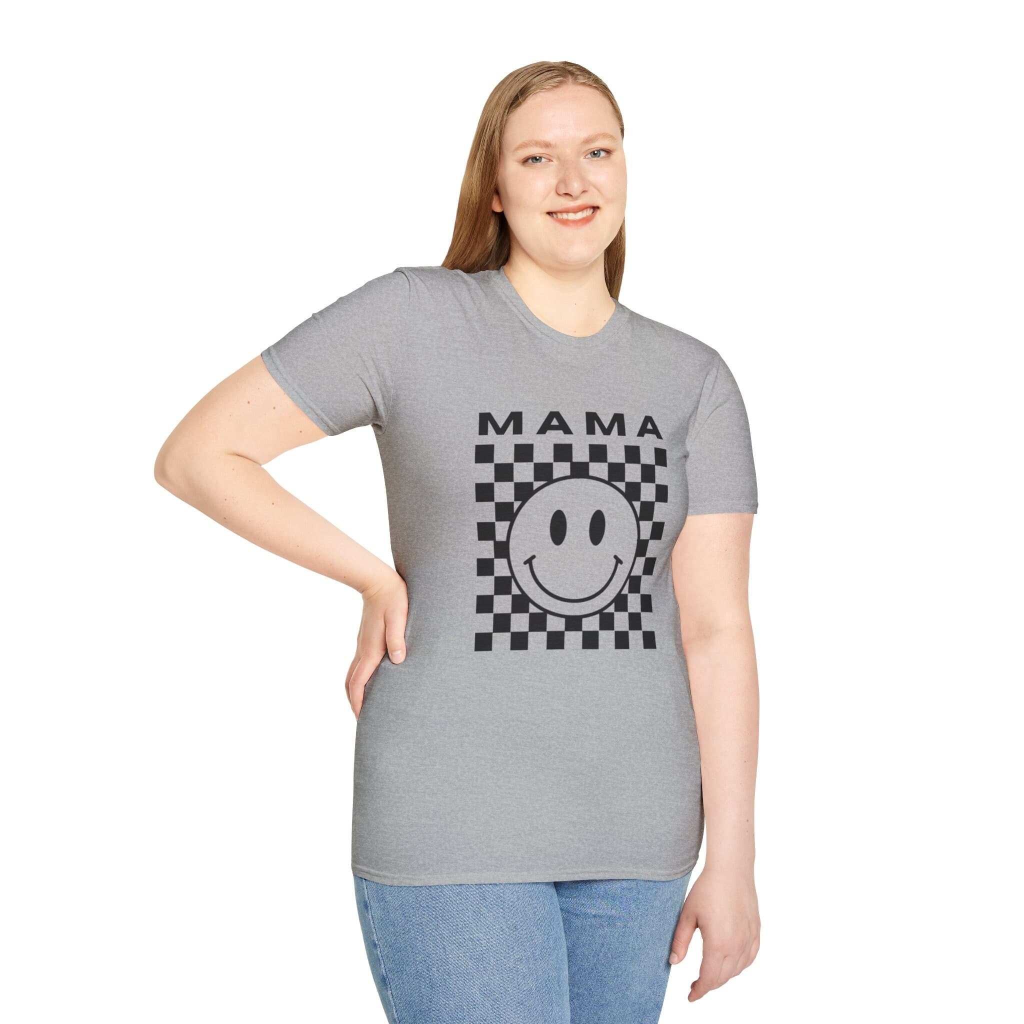 Unisex Softstyle MAMA 2 T-Shirt - Thumbnail 7