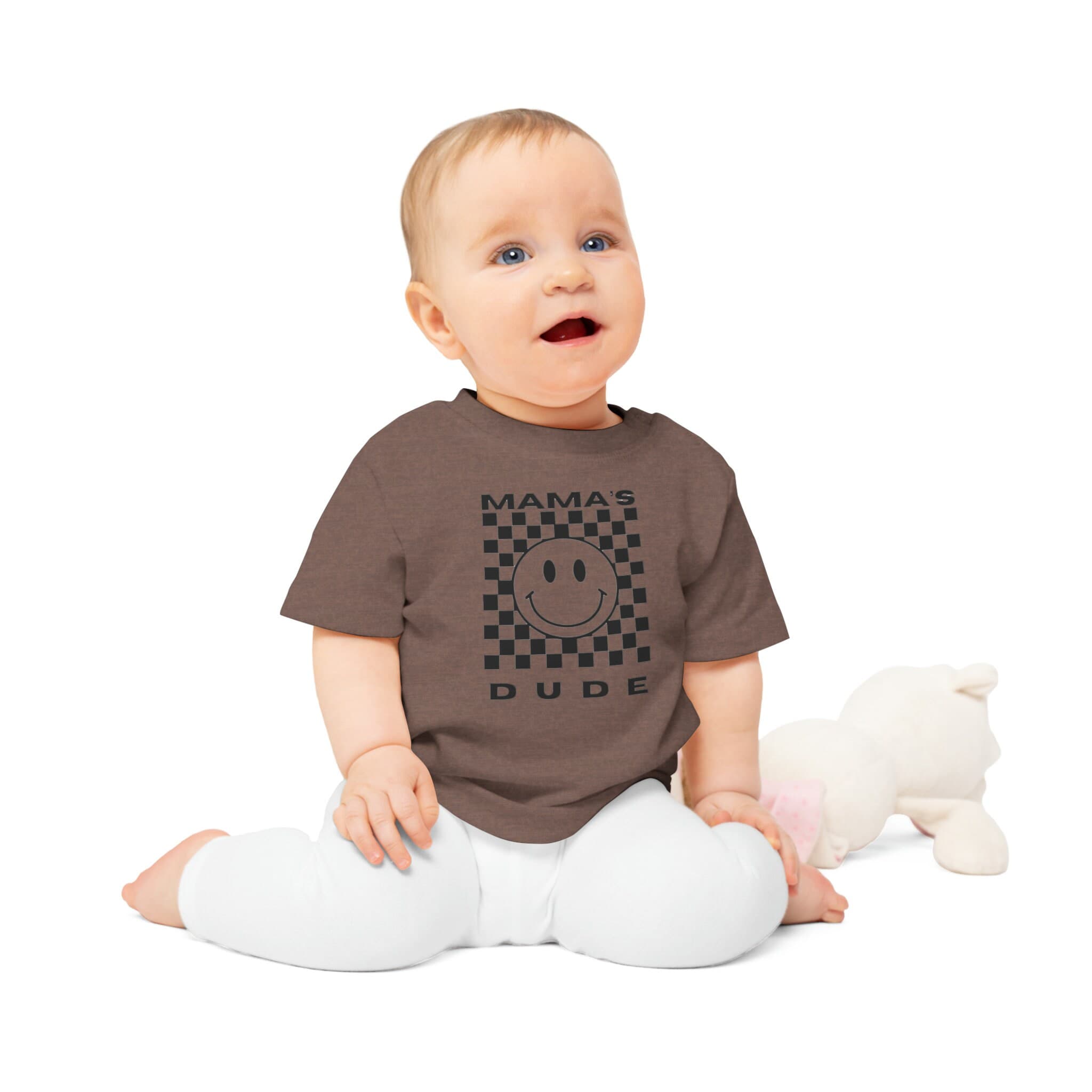 MAMAs DUDE Baby T-Shirt NB - 24 Months Design 4 - Thumbnail 7