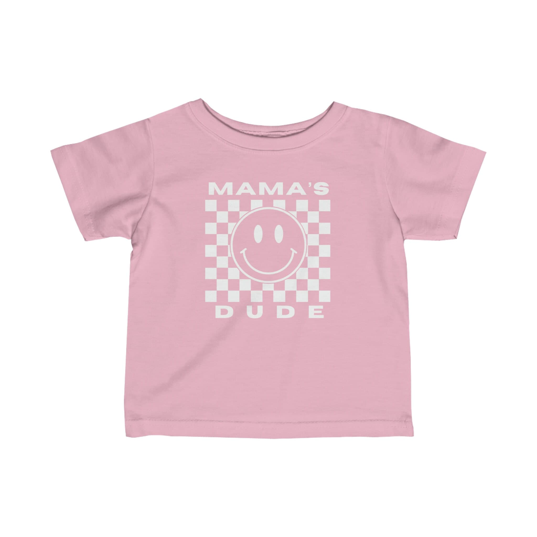 Infant MAMAs DUDE White Design Fine Jersey Tee - Image 1