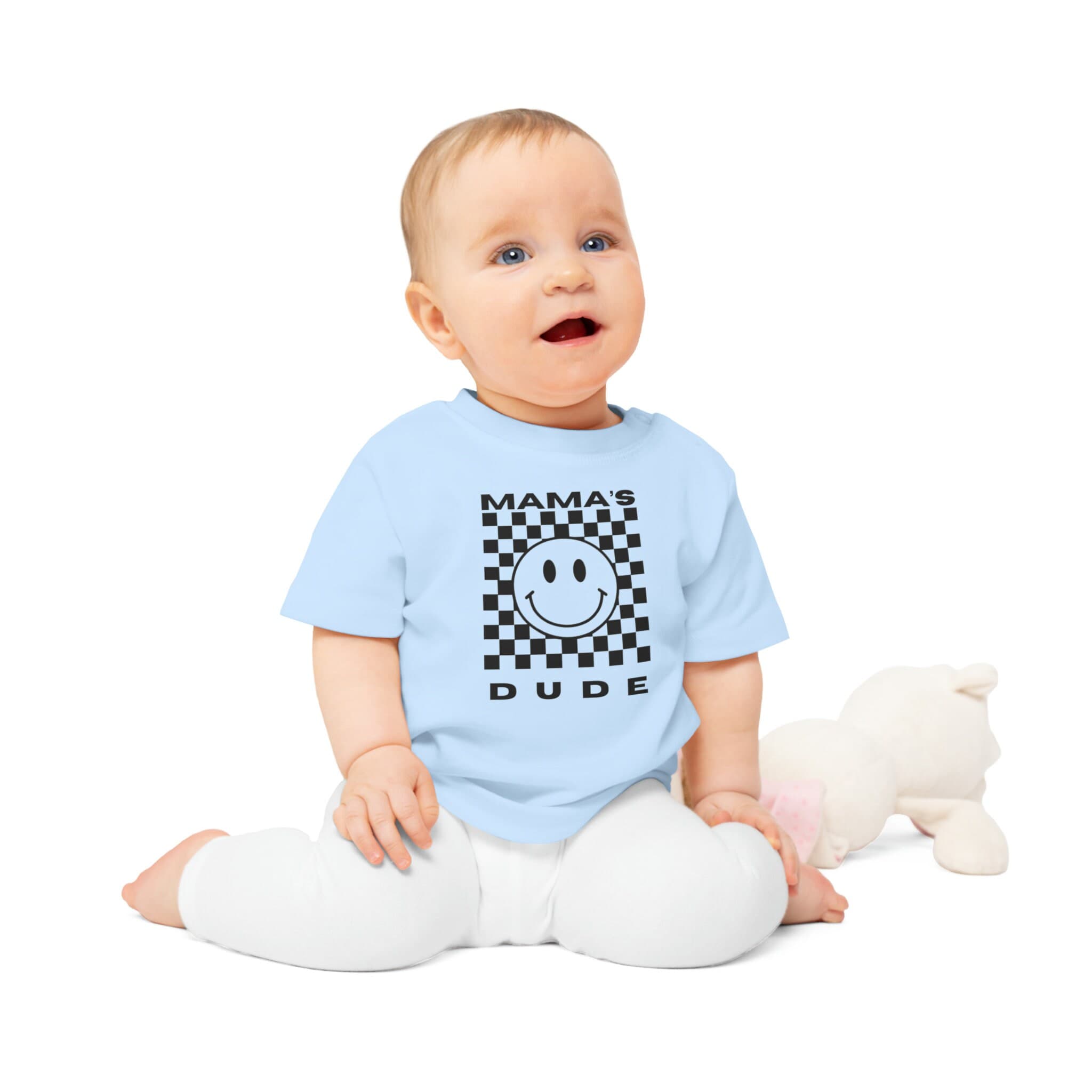 MAMAs DUDE Baby T-Shirt NB - 24 Months Design 4 - Thumbnail 2