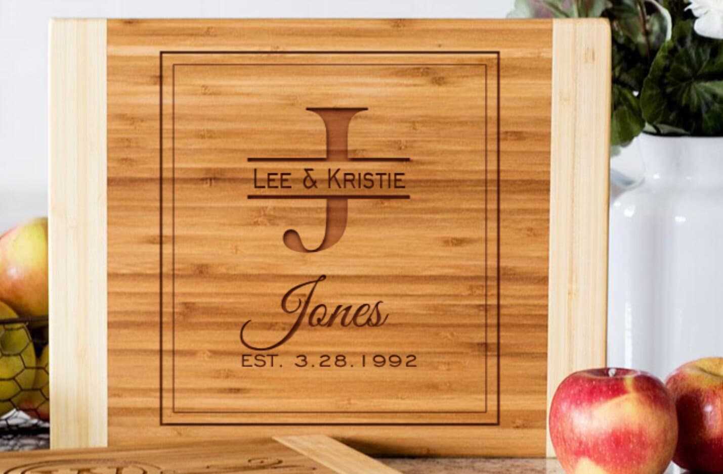 Personalized Bamboo Cutting Board - Thumbnail 5