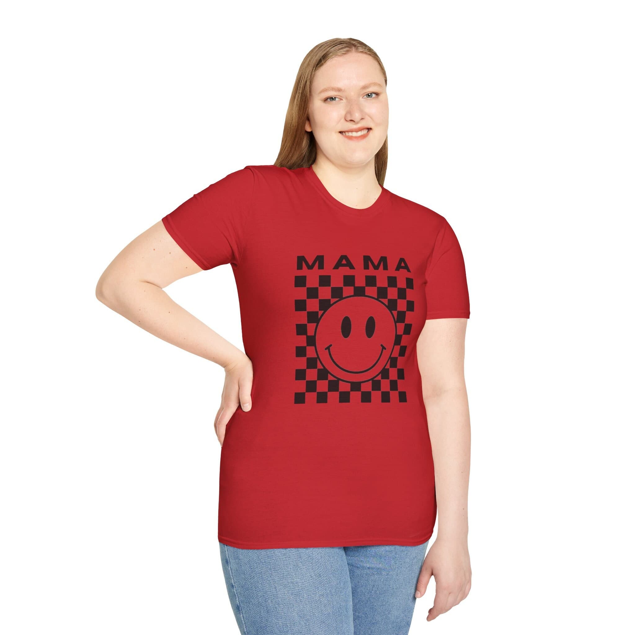 Unisex Softstyle MAMA 2 T-Shirt - Thumbnail 5