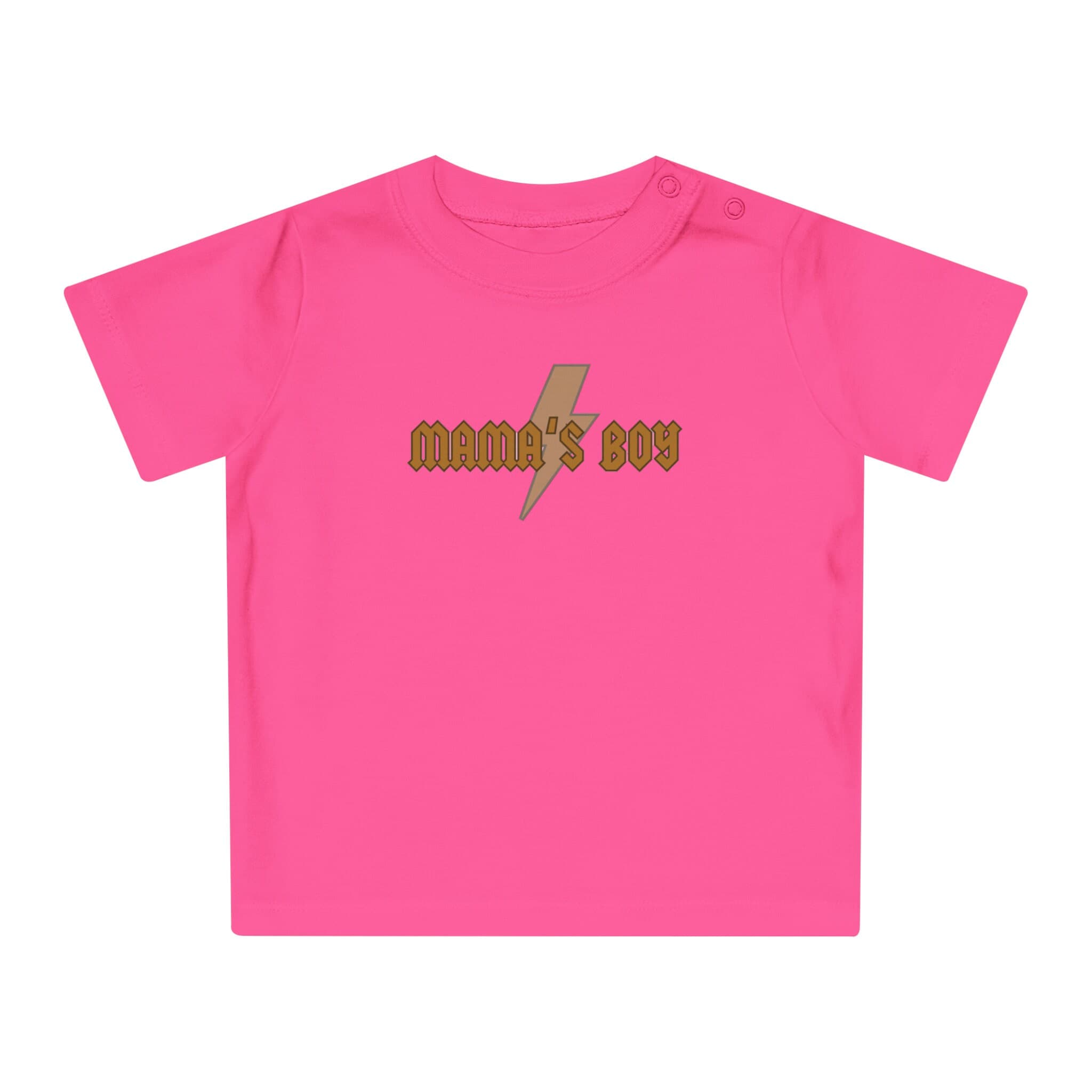 MAMAs BOY Infant Baby T-Shirt, Organic Cotton, Sizes Newborn - 24M - Thumbnail 10