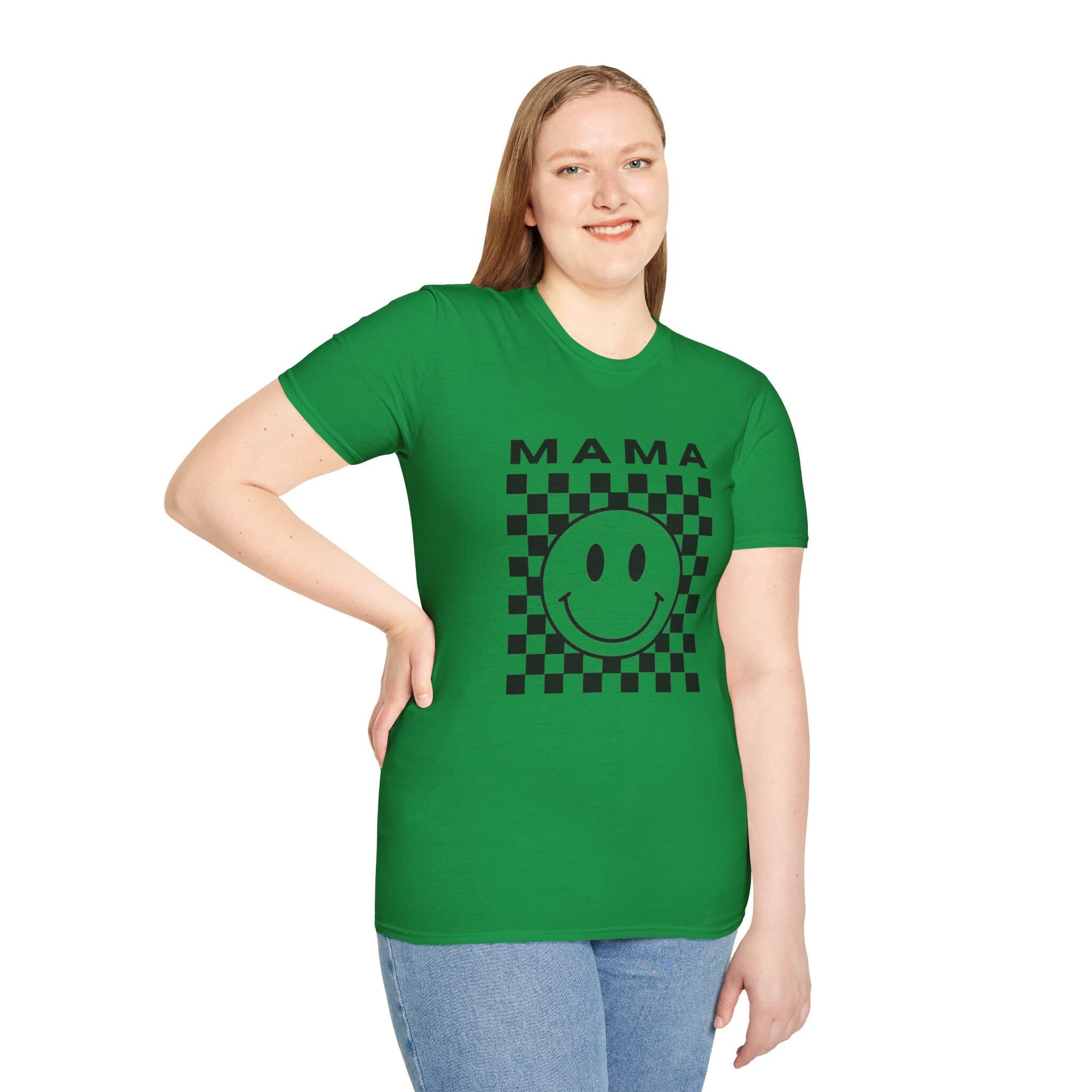 Unisex Softstyle MAMA 2 T-Shirt - Thumbnail 4