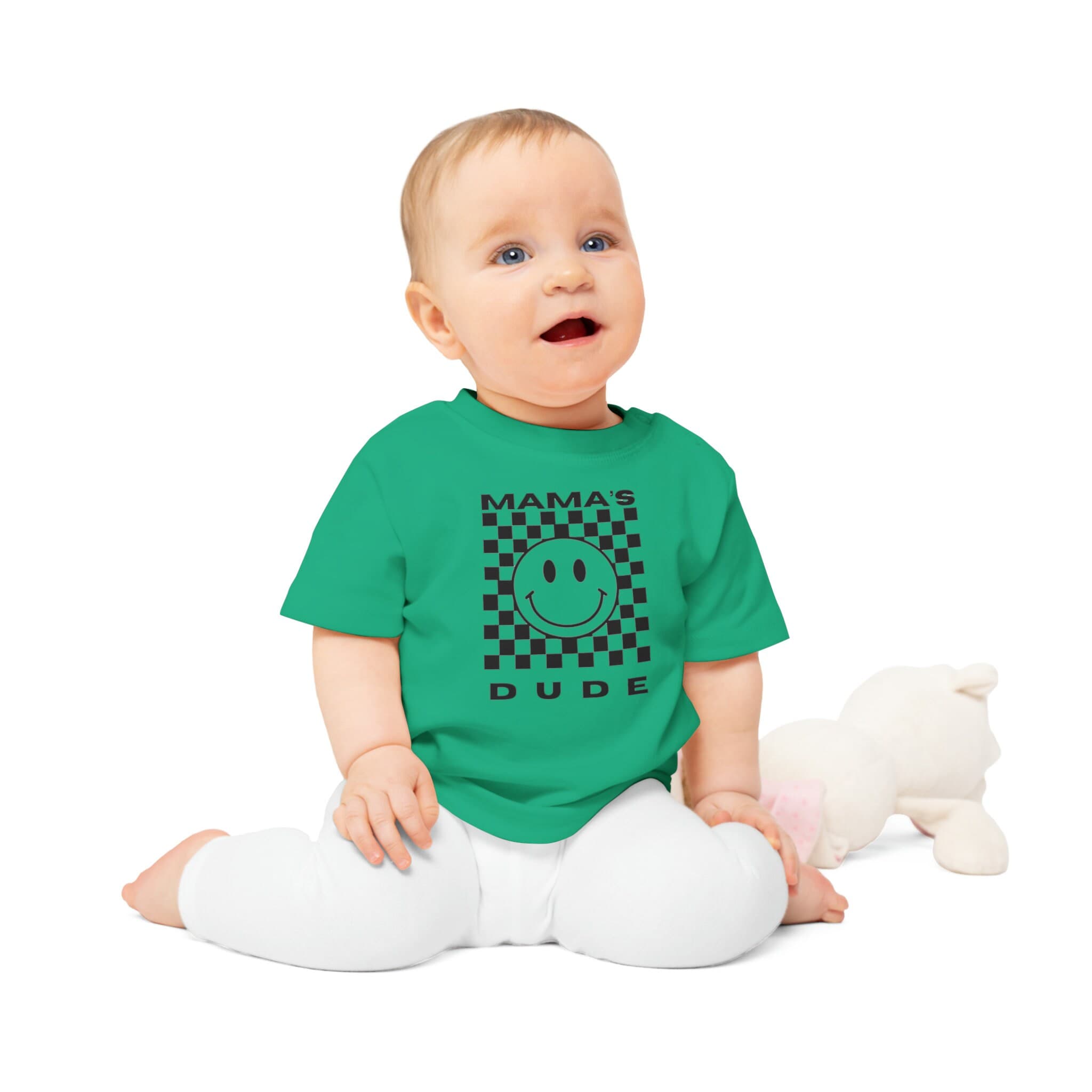 MAMAs DUDE Baby T-Shirt NB - 24 Months Design 4 - Thumbnail 5