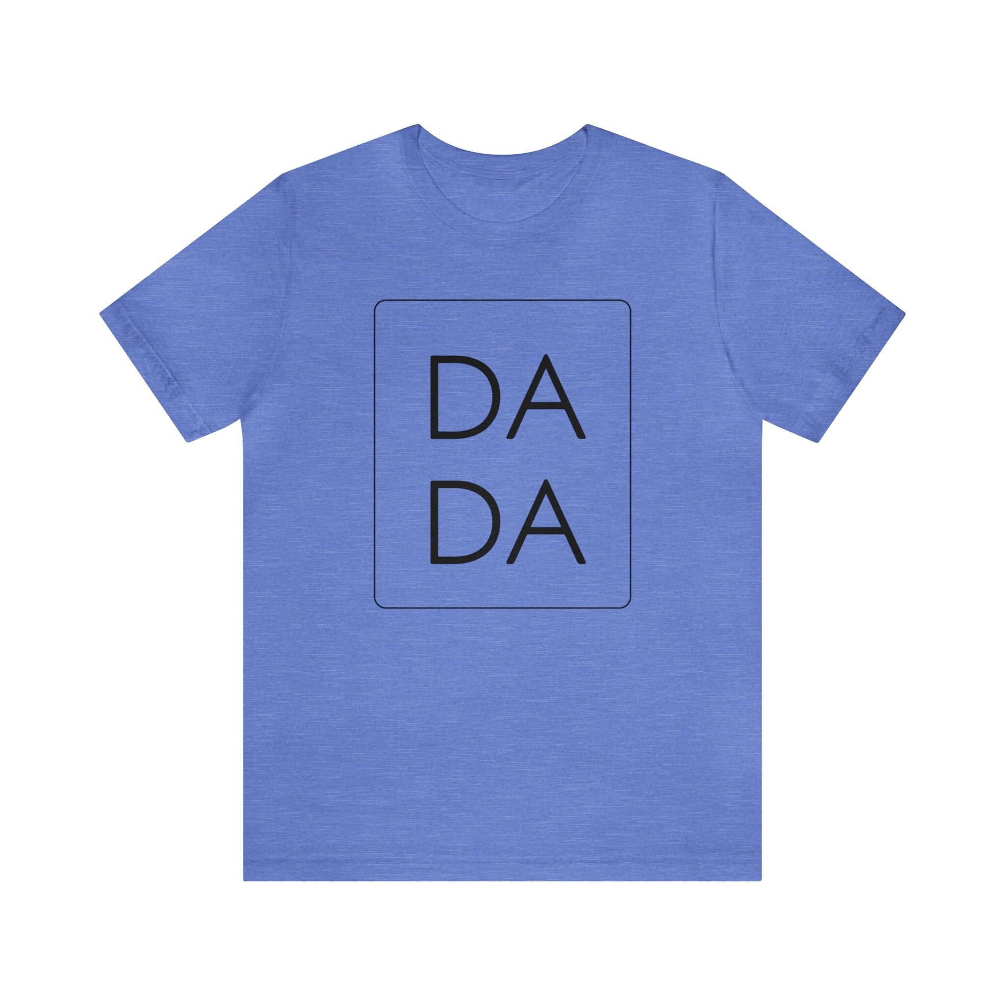 DADA Unisex Jersey Short Sleeve Tee, Black Font - Thumbnail 10