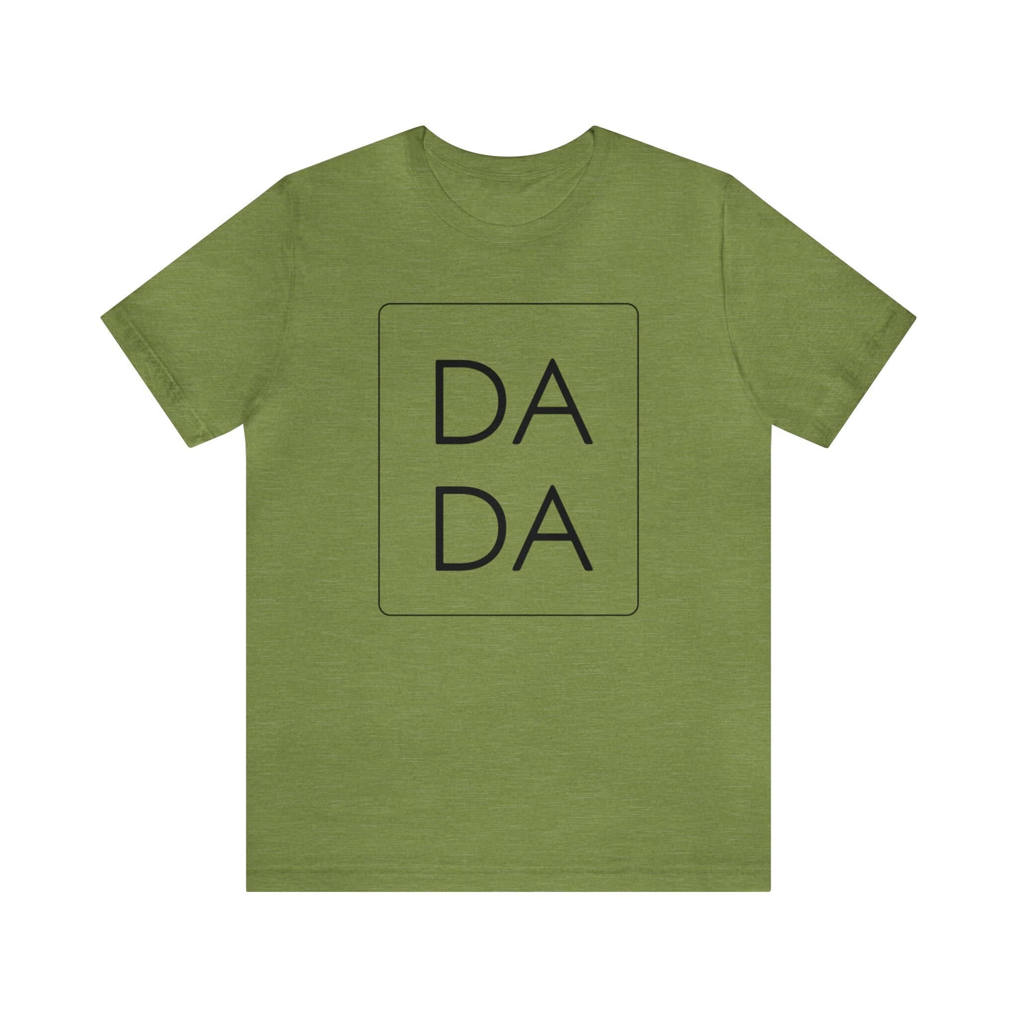 DADA Unisex Jersey Short Sleeve Tee, Black Font - Thumbnail 4