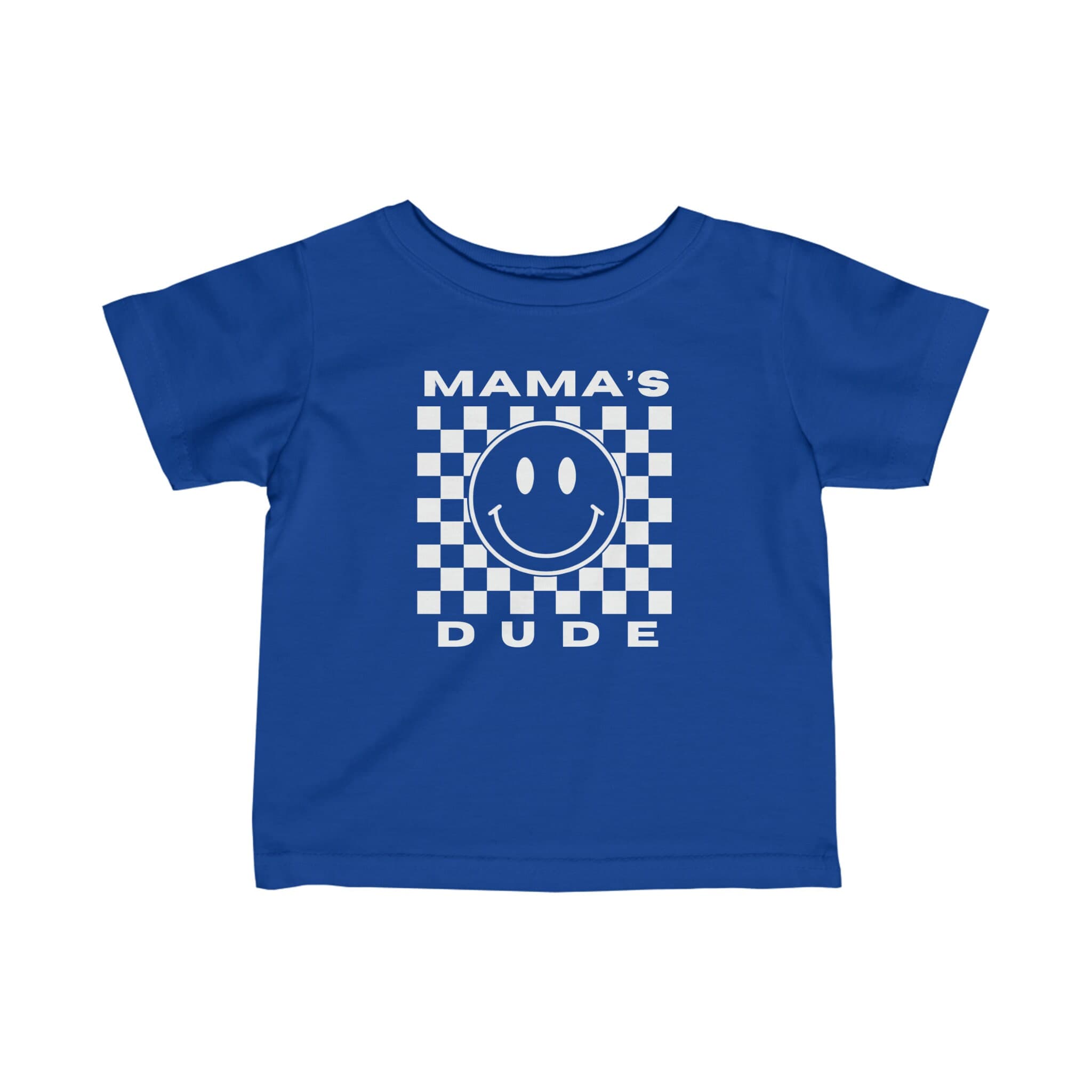 Infant MAMAs DUDE White Design Fine Jersey Tee - Thumbnail 8