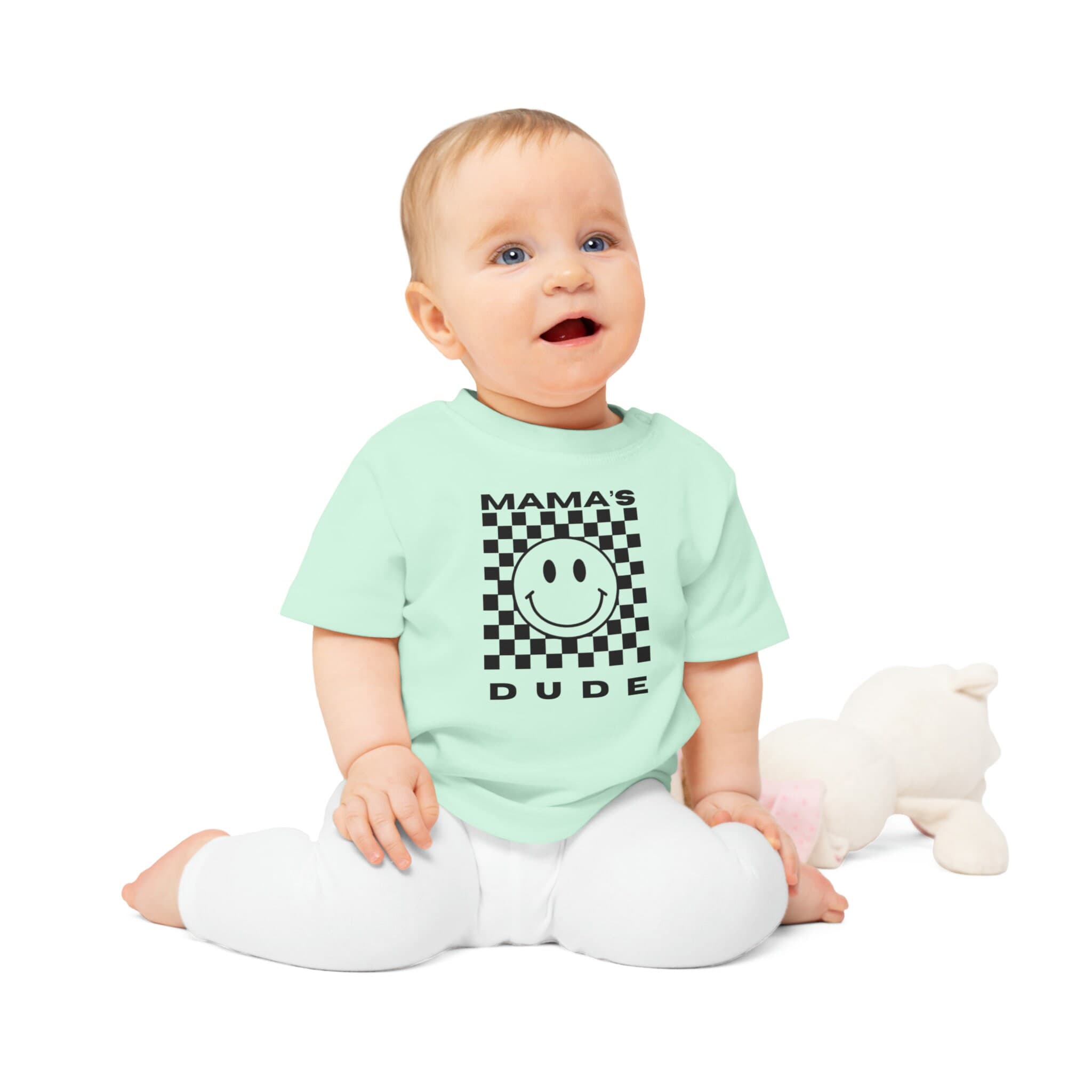 MAMAs DUDE Baby T-Shirt NB - 24 Months Design 4 - Thumbnail 6