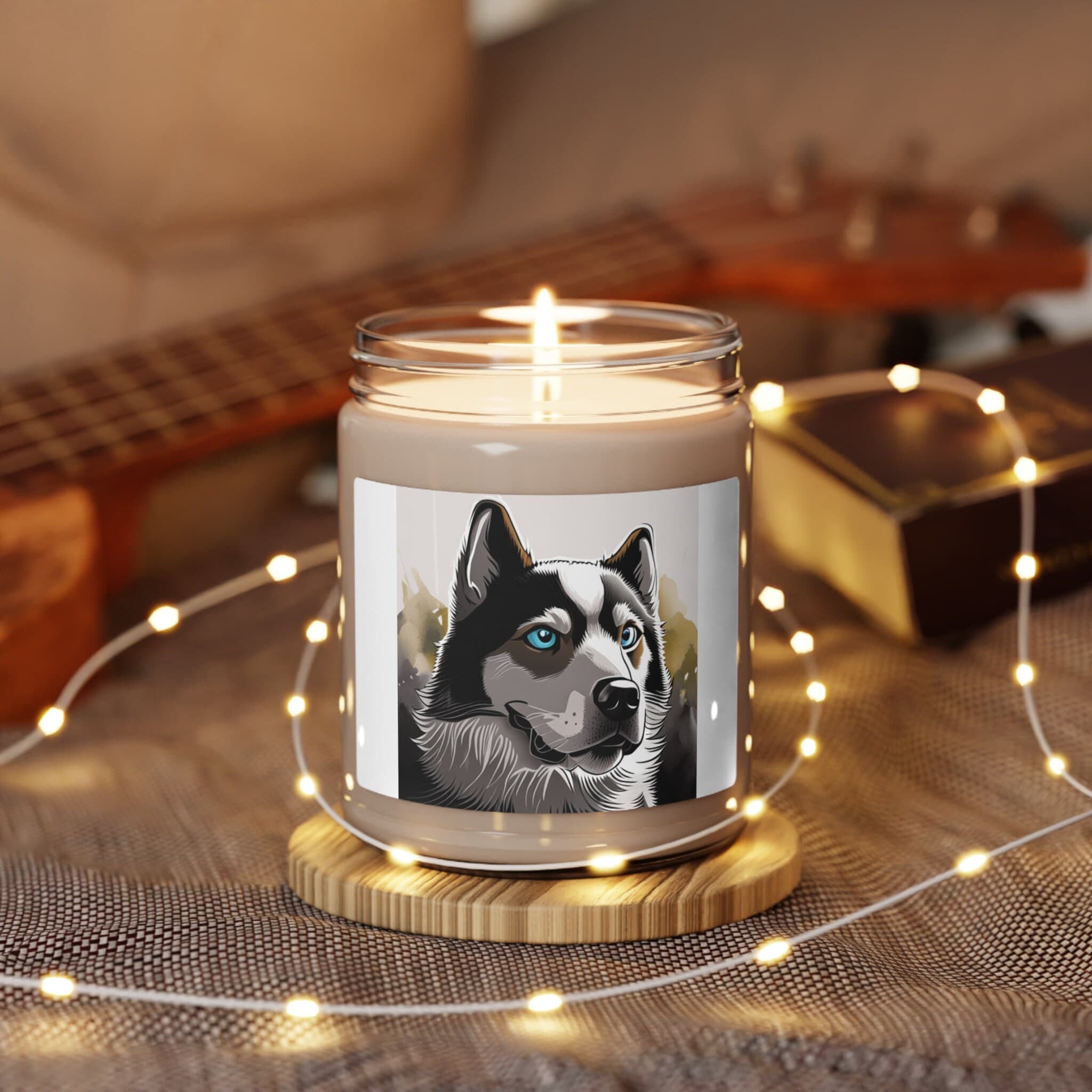 Apple Spice Scented Soy Candle, 9oz - Thumbnail 3