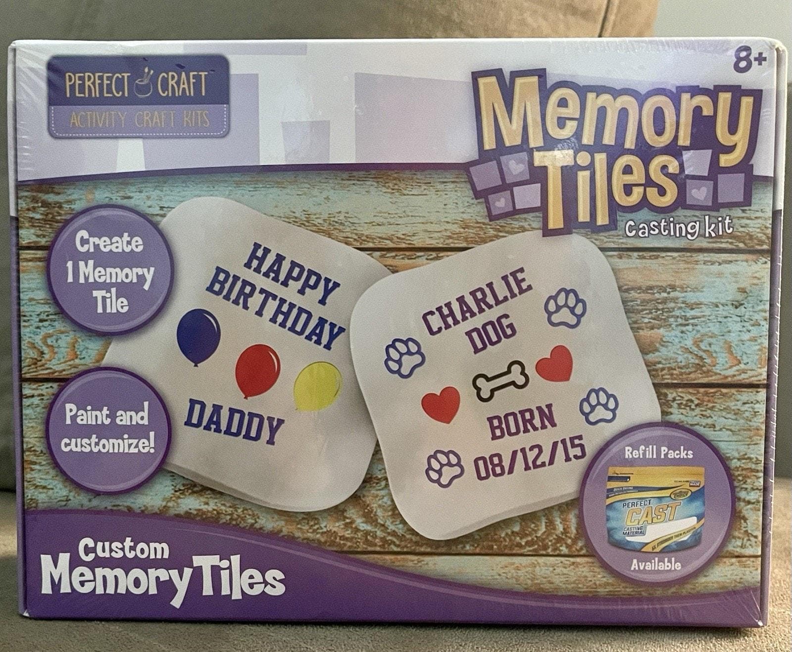Custom Memory Tiles Casting Kit - Perfect Craft Activity Craft Kits - Image 1