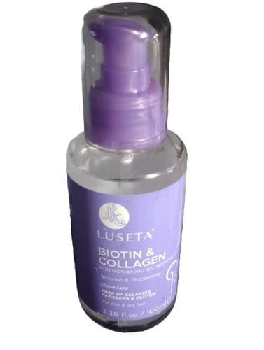 Luseta Hair Oil Biotin Collagen Nourish Thickening Thin Dry Hair Care Luxury3.38 - Image 1