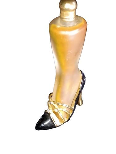 Vintage Jeweled Boot Frosted Caswell Massey Casma Stepping Out Miniature Purfume - Image 1