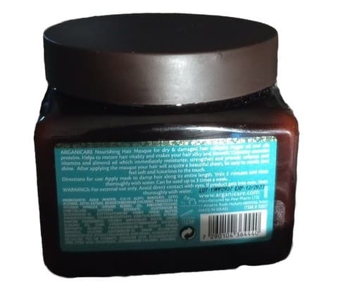 Arganicare Natural Hair Masque For Dry & Damage Hair 500ml (16.9 oz.) . - Thumbnail 2