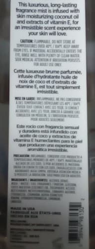 Pura Vida Luxe Moisturizing Fragrance Mist Vanilla Rose with coconut oil 8 Oz - Thumbnail 4