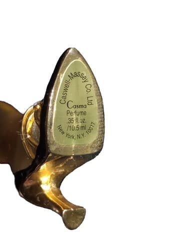 Vintage Jeweled Boot Frosted Caswell Massey Casma Stepping Out Miniature Purfume - Thumbnail 4