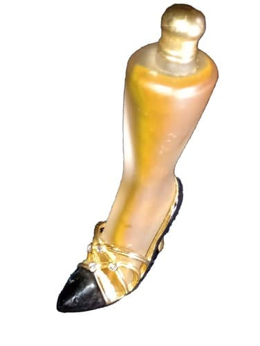 Vintage Jeweled Boot Frosted Caswell Massey Casma Stepping Out Miniature Purfume - Thumbnail 5