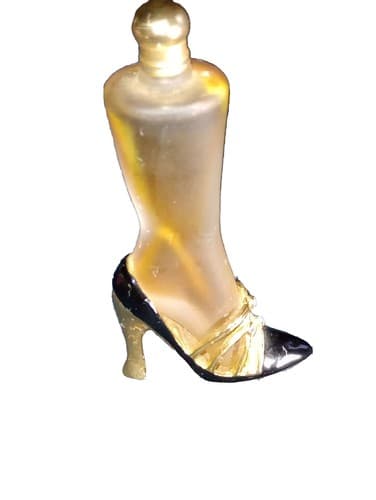 Vintage Jeweled Boot Frosted Caswell Massey Casma Stepping Out Miniature Purfume - Thumbnail 2