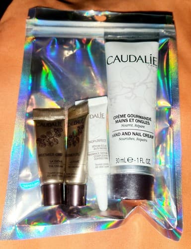 Caudalie Vinoperfect Radiance Serum,2 Premier Cru 2ml.ea,1 Hands And Nail 30ml. - Image 1
