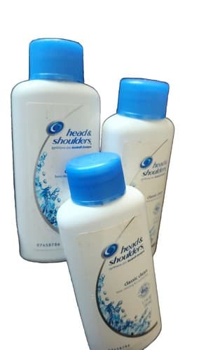 Lot Of 3 Head & Shoulders Classic Clean Anti-Dandruff Shampoo 1.7 oz - Image 1