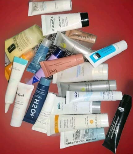 21-Piece Spa Sampler Set Peter Thomas Roth Proactive Clarins Dr Brant H2O+More. - Image 1