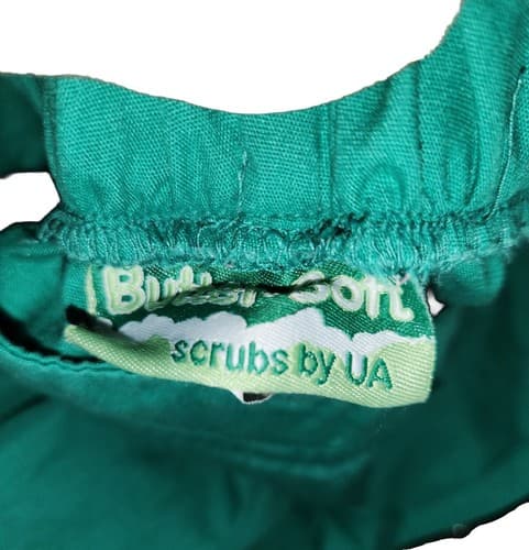 Butter Soft | Womens Turquoise Scrub Pants Size Medium. - Thumbnail 8