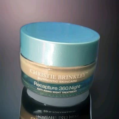 Christie Brinkley Skincare Recapture 360 Night Treatment 1.oz" Sealed " - Image 1