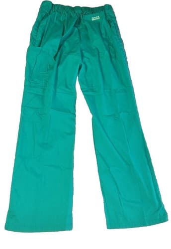 Butter Soft | Womens Turquoise Scrub Pants Size Medium. - Thumbnail 2