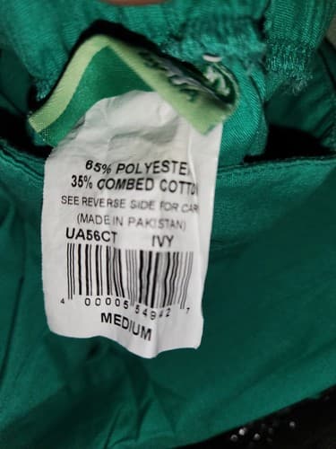 Butter Soft | Womens Turquoise Scrub Pants Size Medium. - Thumbnail 3