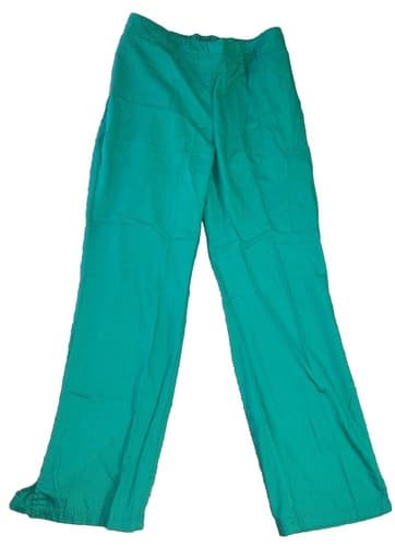 Butter Soft | Womens Turquoise Scrub Pants Size Medium. - Image 1