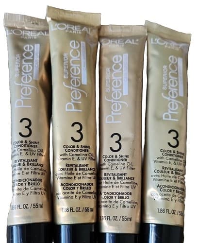L'Oreal Superior Preference 3 Color and Shine Hair Conditioner Lot of 4 - Thumbnail 2