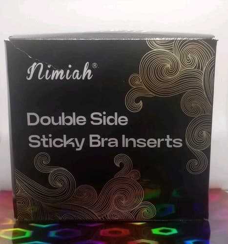 Nimiah Double Side Sticky Bra Inserts Large, 2pc Beige. - Image 1