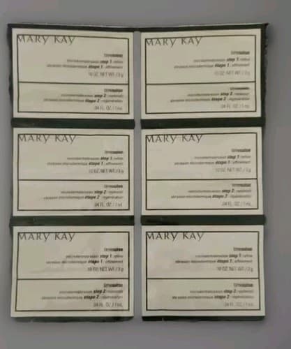 6 Mary Kay TimeWise Microdermabrasion step 1 & 2 Refine Sample *Read Details* - Image 1