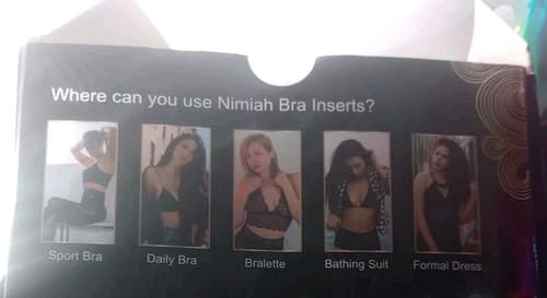 Nimiah Double Side Sticky Bra Inserts Large, 2pc Beige. - Thumbnail 5