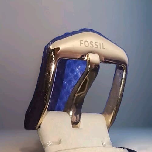 Fossil Womens Carlie Three-Hand Winter White Leather Watch EWS4465 - Thumbnail 4