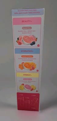 Paris Hilton Pink 22oz Vitapod Water Bottle + 7 Pods Radiant Rose Flavor . - Thumbnail 5