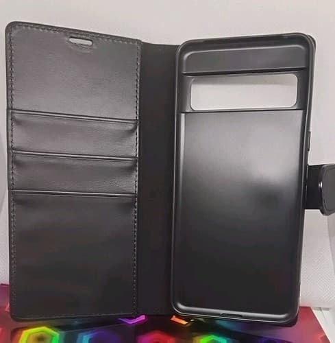 Caislean New York Wallet Case Compatible With Google Pixel 8 Pro Black. - Thumbnail 5