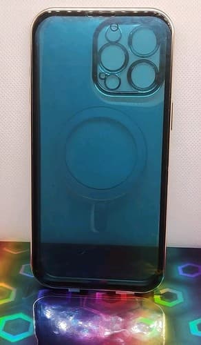 iphone 14 pro PREMIUM SILICONE Case GOLD / funda para iphone 14 pro - Thumbnail 2