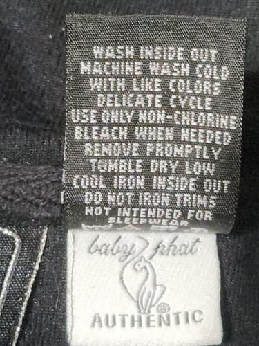 BABY PHAT Girlz Authentic Vintage Black Pullover Cold Shoulder Hoodie 2t "HTF". - Thumbnail 6