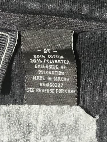 BABY PHAT Girlz Authentic Vintage Black Pullover Cold Shoulder Hoodie 2t "HTF". - Thumbnail 9