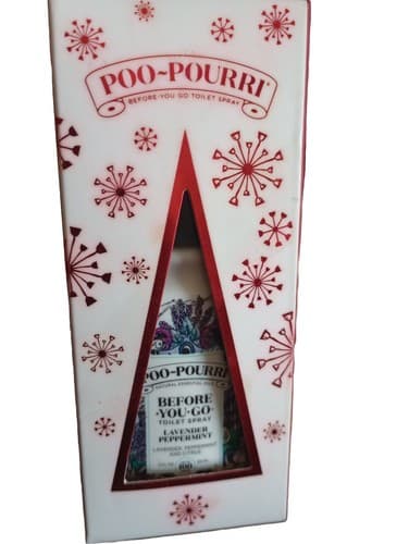 Poo-Pourri Merry Before-You-Go Spritzmas Spray Lavender & Peppermint 2oz NIB. - Image 1