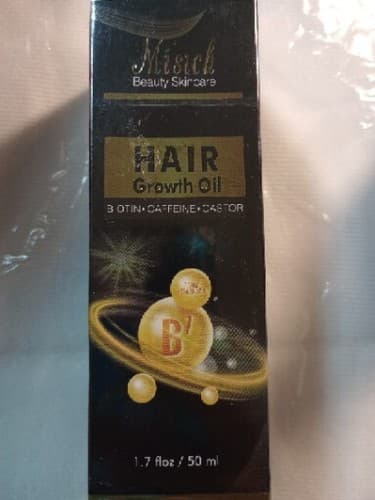 Misich Hair Growth Oil Biotin Caffeine Castor 1.7 fl. oz. - Image 1