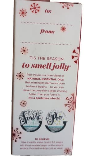 Poo-Pourri Merry Before-You-Go Spritzmas Spray Lavender & Peppermint 2oz NIB. - Thumbnail 3