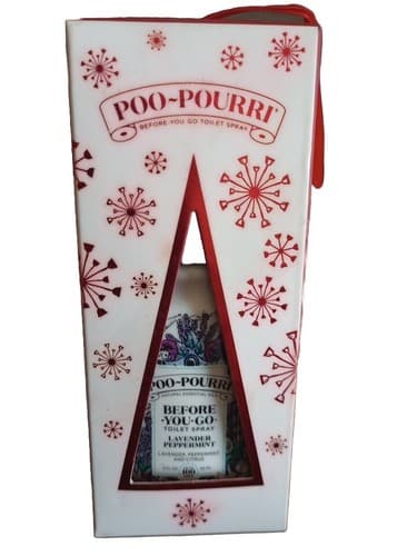 Poo-Pourri Merry Before-You-Go Spritzmas Spray Lavender & Peppermint 2oz NIB. - Thumbnail 2