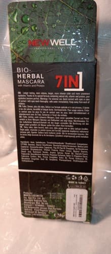 New Well Bio Herbal 7IN1 Mascara W/Vitamin & Protein Argan Oil Keratin+More. - Thumbnail 2