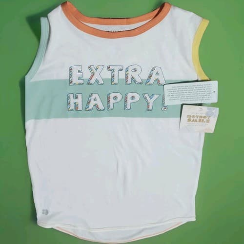 Modal Limited Edition GirlsExtra Happy Tank TopSize 8/10.NWT. - Thumbnail 5