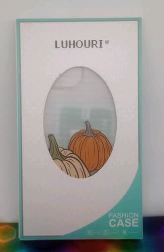 Luhouri Renzhi Clear(3Pumpkin) Phone Case For iPhone 14 6.1 W/ Screen Protector. - Image 1