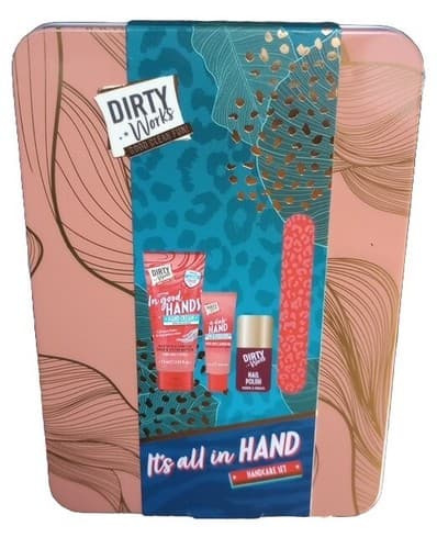 Dirty Works It's All In Hand 4Pc Hand Cream Nail Cuticle Balm Nail Polish. - Thumbnail 2