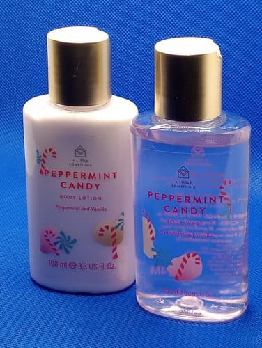 A Little Something Feeling Festive Peppermint Candy Mini Duo Body Wash & Lotion - Image 1
