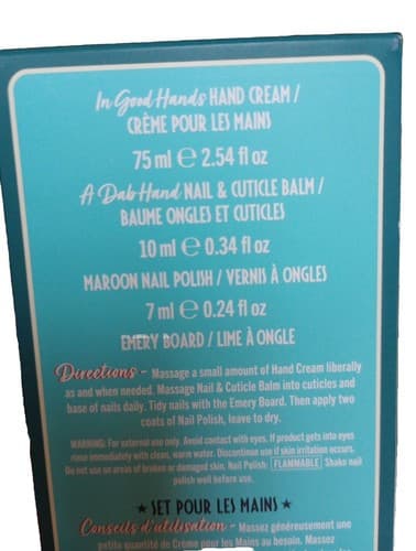 Dirty Works It's All In Hand 4Pc Hand Cream Nail Cuticle Balm Nail Polish. - Thumbnail 6